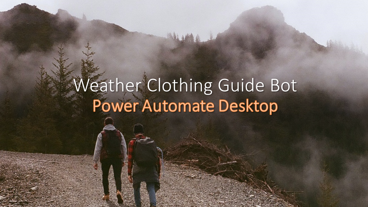 Weather Clothing Bot